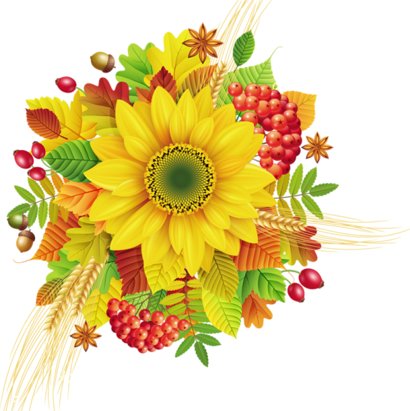 Осенний букет вектор