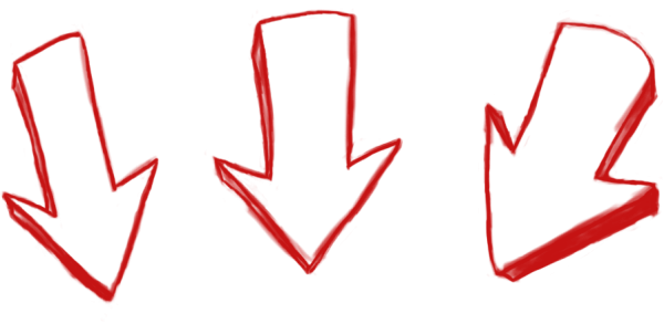 3 Стрелки вниз