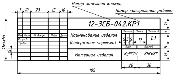 ГОСТ 2.104–2006 Единая система конструкторской документации (ЕСКД)