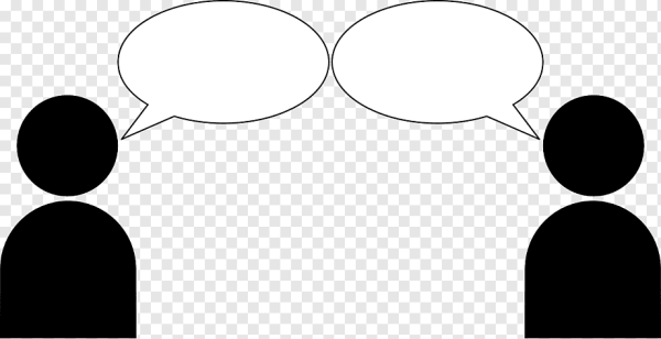 Разговор двух человечков