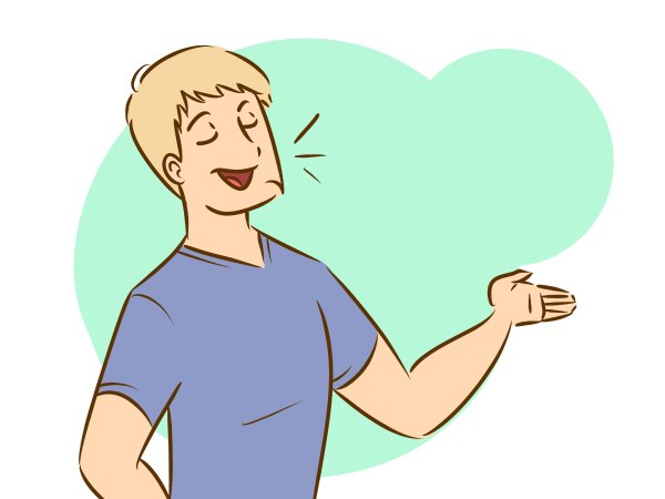 Говорящий человек