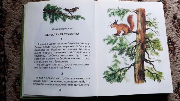 Пришвин берестяная трубочка