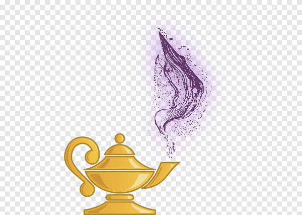 Волшебная лампа Аладдина рисунок