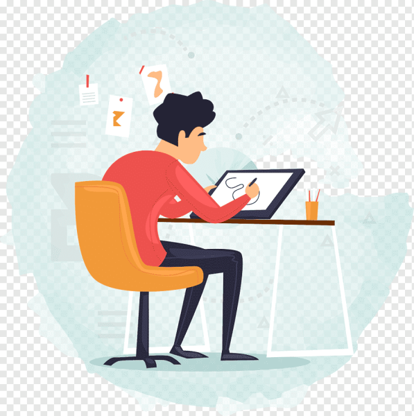 Дизайнер иллюстрация