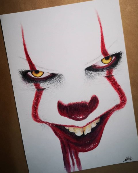 Оно клоун ПЕННИВАЙЗ рисунок