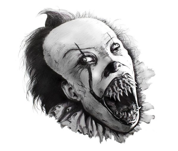 Оно клоун ПЕННИВАЙЗ рисунок