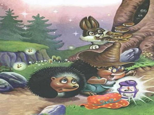 Ежик рисунок