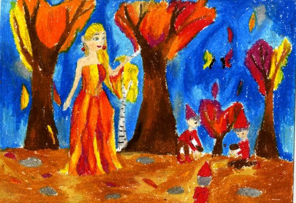 Волшебница осень конкурс рисунков