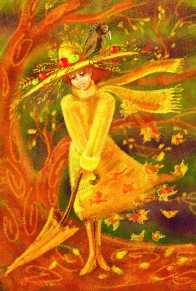 Образ осени рисунок