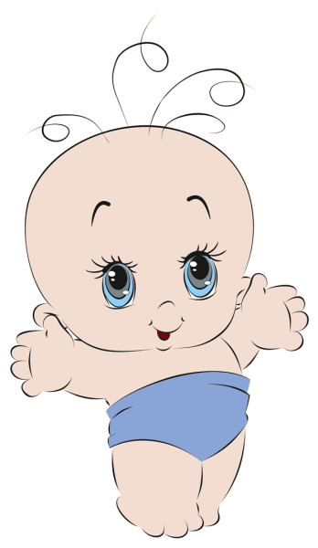 Младенец карандашом