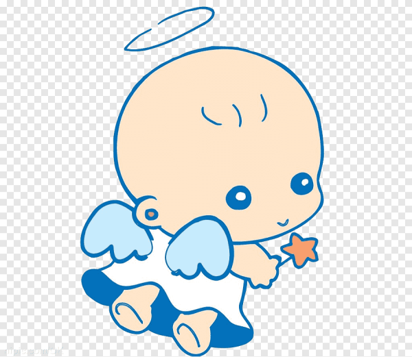 Малыш на прозрачном фоне