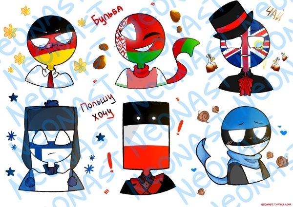 Countryhumans Россия Стикеры