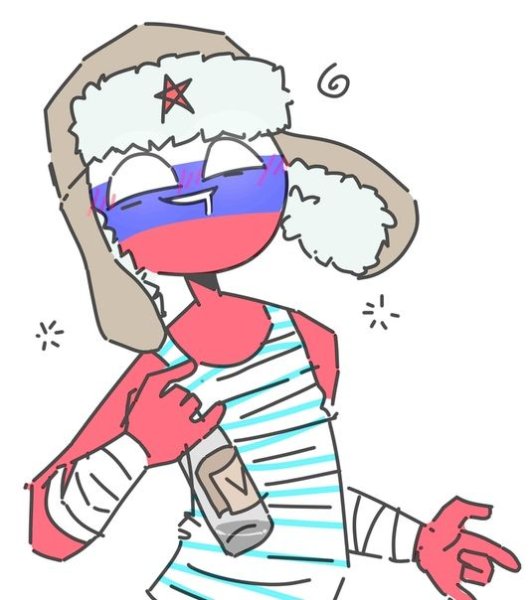 Раша в виде человека