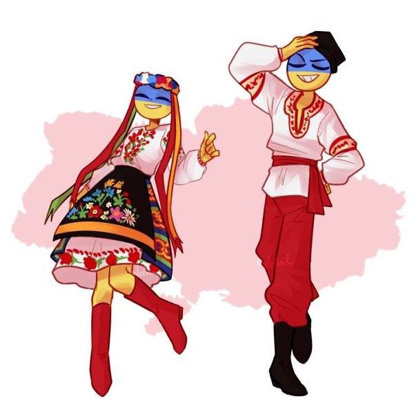 Кантрихуманс Казахстан в национальной одежде