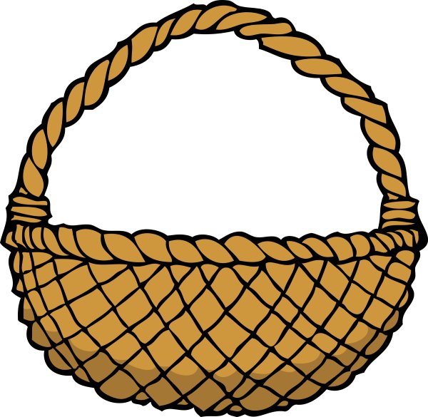 Корзинка раскраска