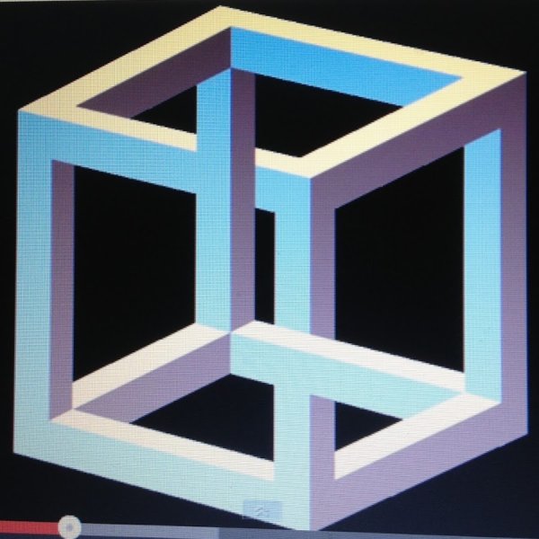 Невозможный куб Эшера