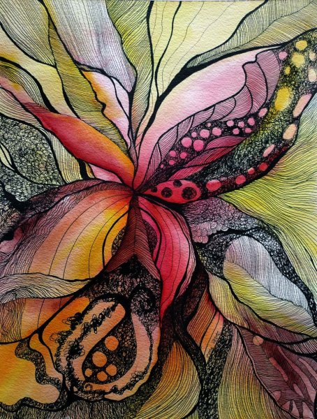 Графика акварель