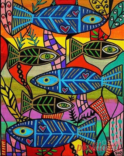 Стилизованные рыбки