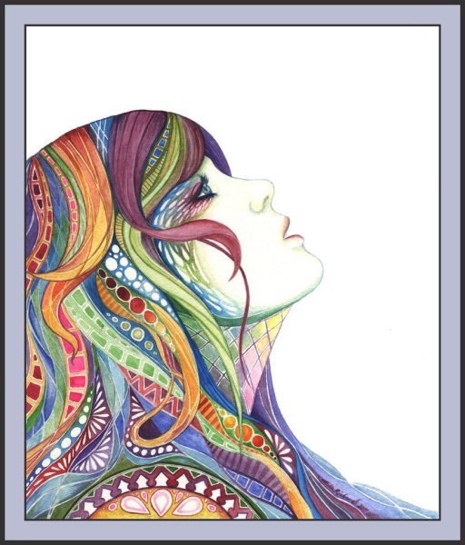 Красивые цветные графические рисунки