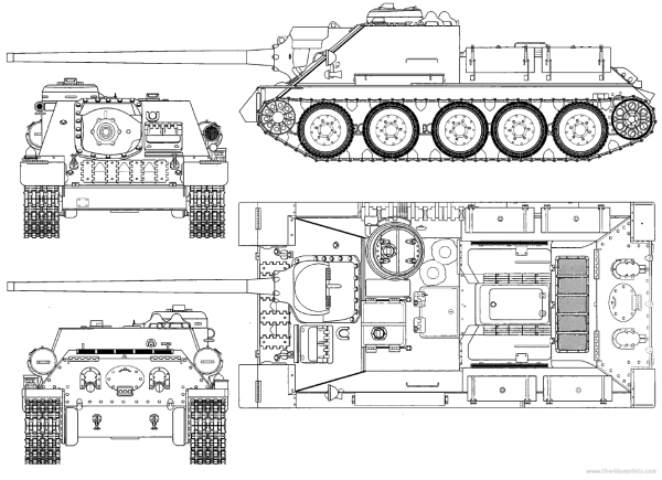 Су-100м1 чертежи