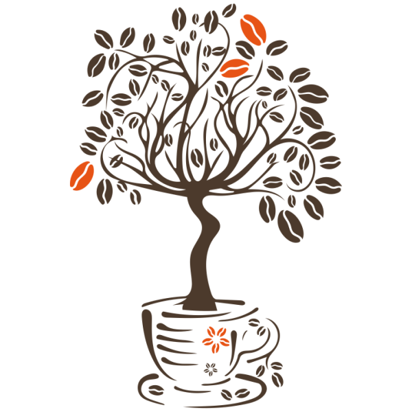 Кофейное дерево эскиз