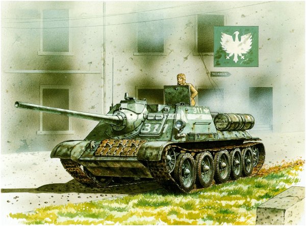 Су-85 танк СССР