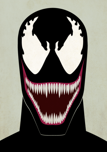 Эдди Брок на белом фоне