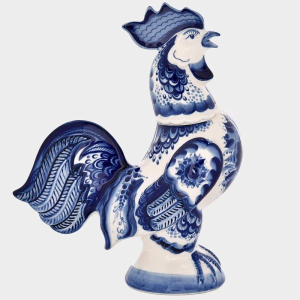 Кошка Гжель