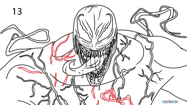 Эскизы тату Марвел Веном