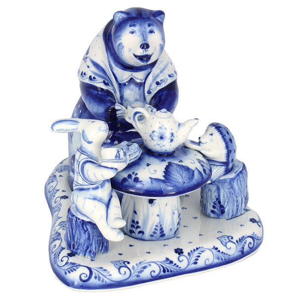 Гжельский фарфор Сова