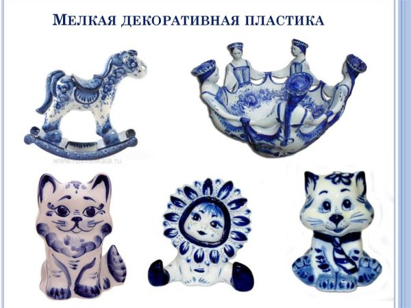 Гжельская игрушка для детей старшей группы