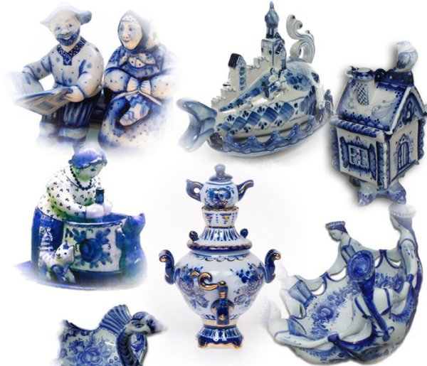 Гжель солнышко