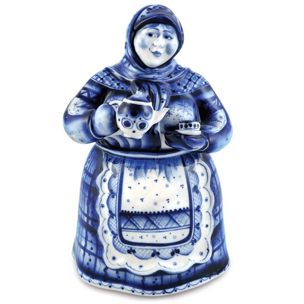 Кошка Гжель