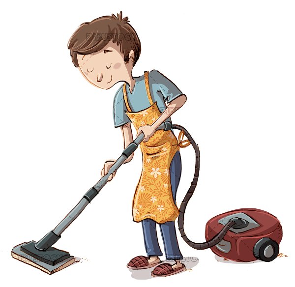 Пылесос мультяшный