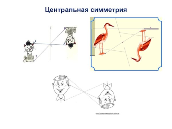 Изображение центральной симметрии