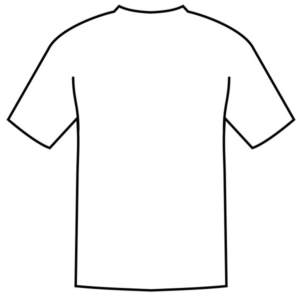Футболка контур