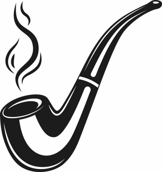 Трубка табак вектор