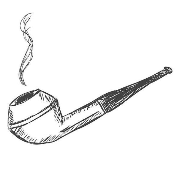 Эскиз трубки для курения