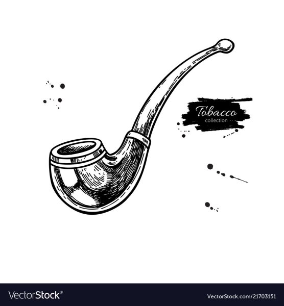 Эскиз трубки для курения