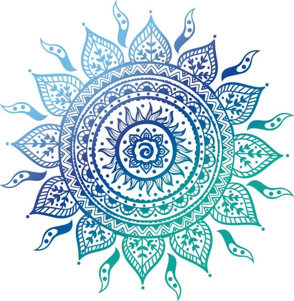 Мандала солнца Индия