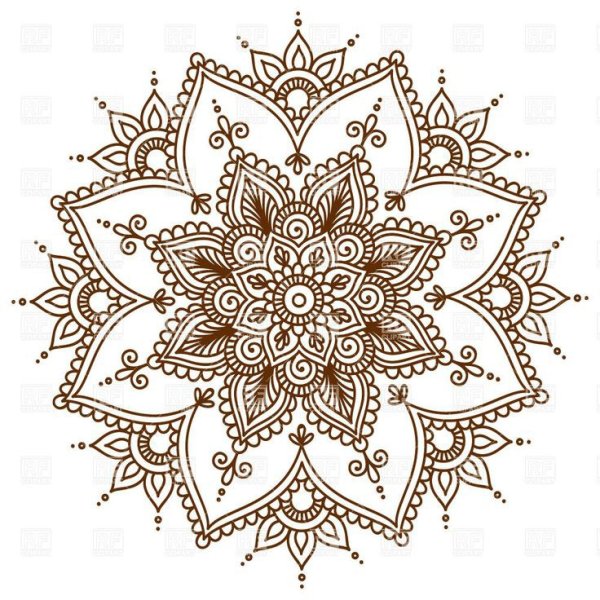 Орнамент Индия Мандала