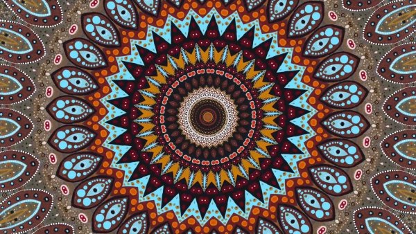 Орнамент Индия Мандала