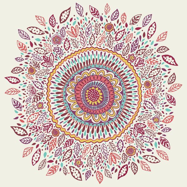 Орнамент Индия Мандала