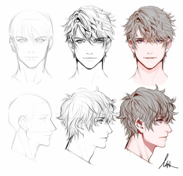 Прическа сзади референс