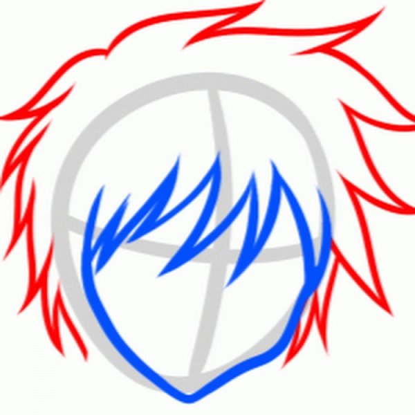 Волосы аниме референс мужские