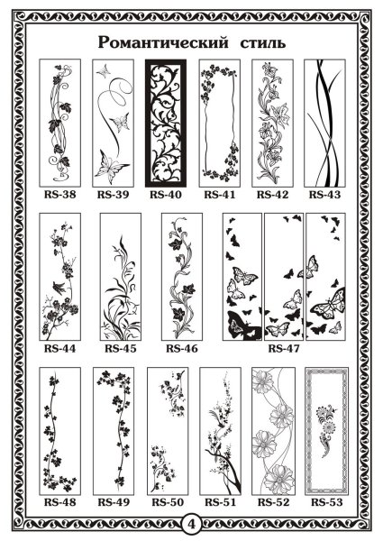 Пескоструйный рисунок на зеркале образцы