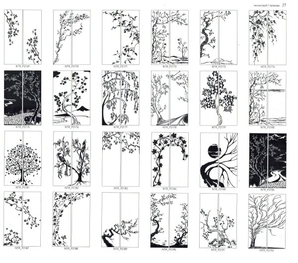 Виды пескоструйных рисунков