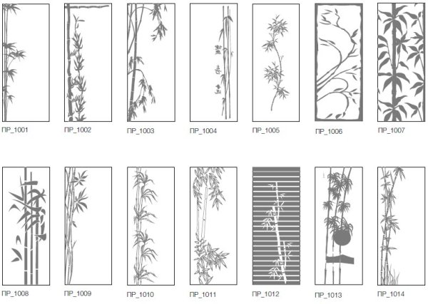 Рисунок природа на дверях купе