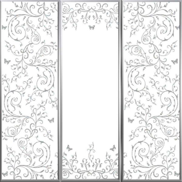 Пескоструйный узор на стекле