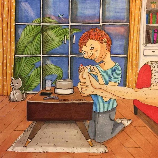 Художница Аманда Олеандр